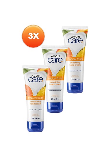 Avon Care Tropical Fruits El Kremi 3 x 75 ML
