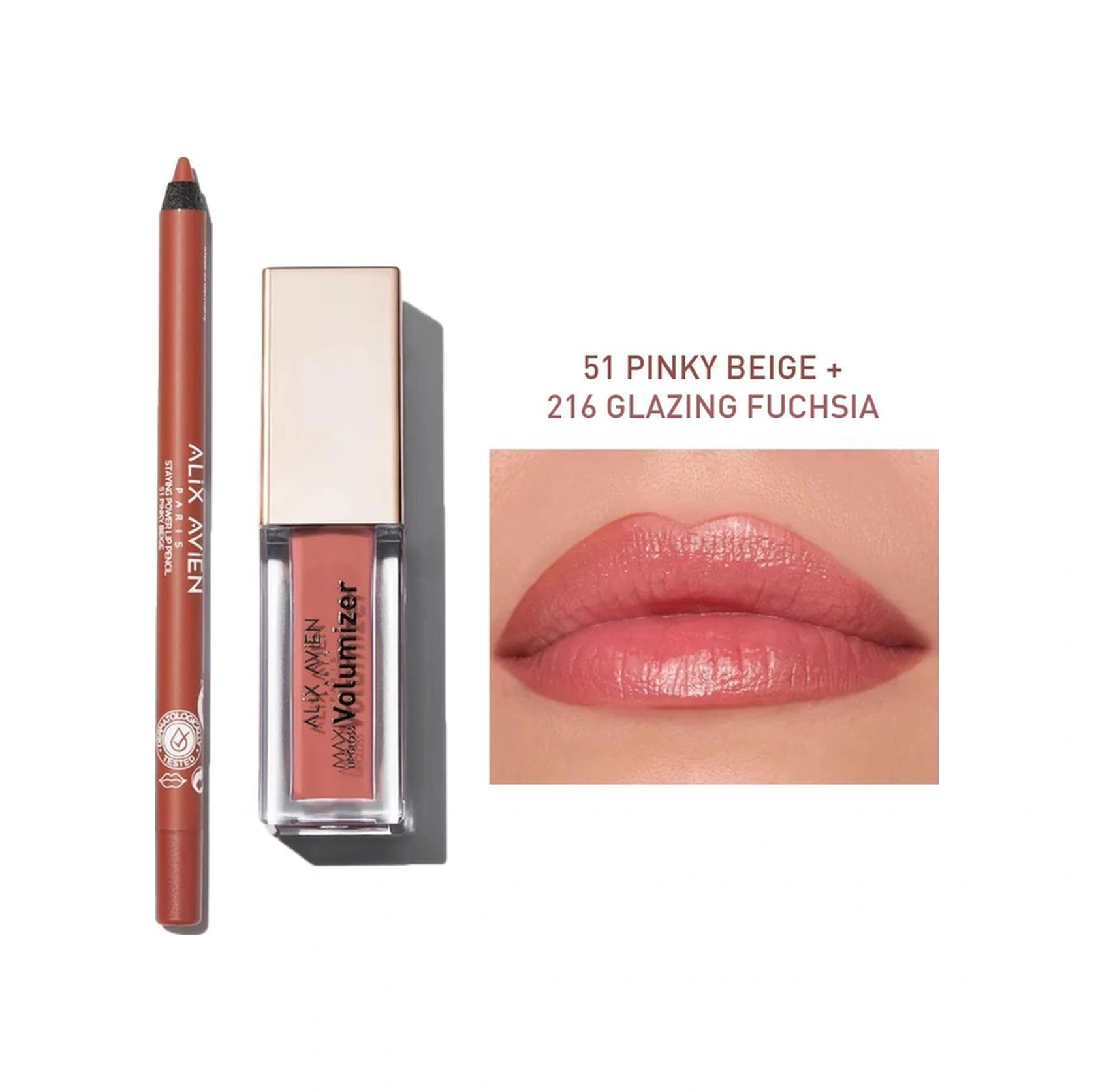 Alix Avien Maxivolumizer Lipgloss 216 Glazing Fuchsia Kalıcı Ve Nemlendirici Ruj Dolgunlaştırıcı Etki