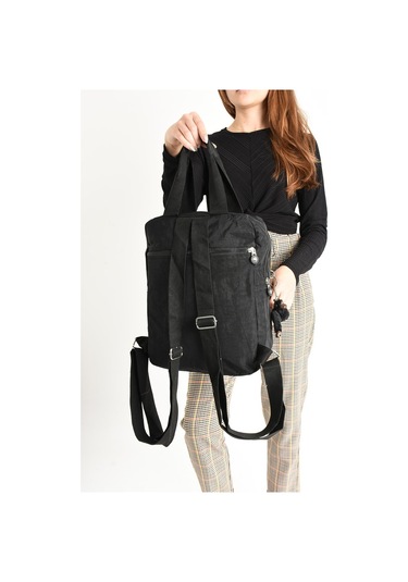 İki Fonksiyonlu Sırt Ve El Çantası Ultra Hafi Siyah Model:571-5h - Siyah