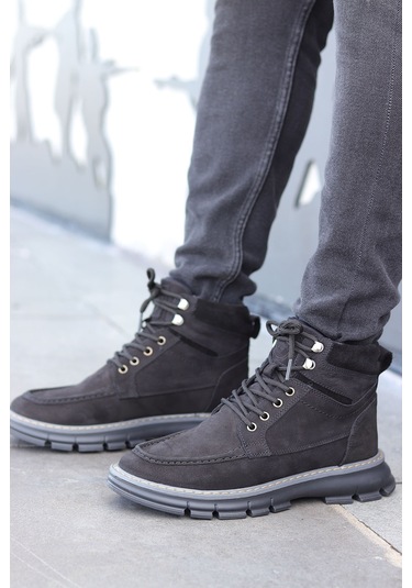 M.p. Dex Suya Dayanıklı Hakiki Deri Günlük Erkek Bot 667800001249 01 Siyah Siyah