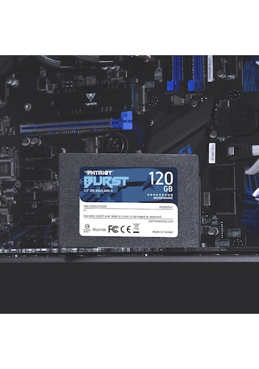Patriot Burst PBU120GS25SSDR 2.5" 120 GB SATA 3 SSD