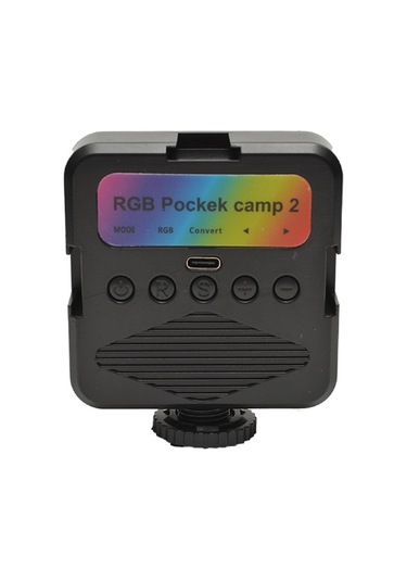 Dp Led AY-83RGB Şarjlı Youtuber Selfie Canlı Yayın Işığı Led Işık