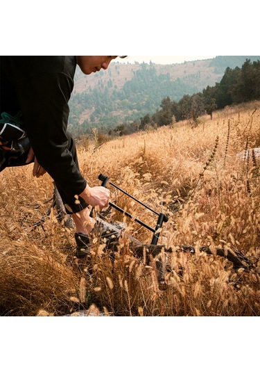 Yifomall Dış Mekan Çok Amaçlı Katlanabilir El Testeresi - Alüminyum Çerçeve Ve Paslanmaz Çelik - Fener Tutucu Özelliği - Yeşil