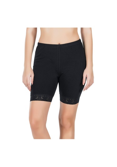 Paçası Dantelli Dizüstü Kadın Tayt 415 Beyaz