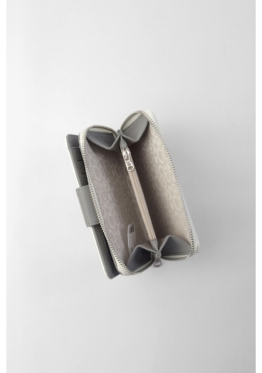 Cengiz Pakel Monogram Kadın Orta Boy Cüzdan 65256Mp Beyaz- Beyaz