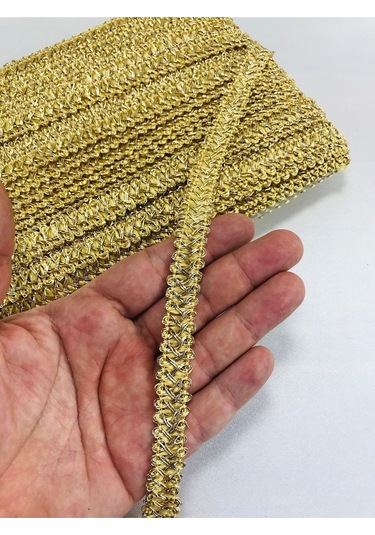 FdayAksesuar Simli Gold Dekoratif Şerit 1 Metre FRDY7886
