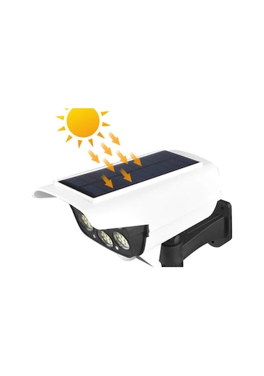 4 Adet Kamera Led Güneş Enerjili Hareket Sensörlü Solar Aydınlatm