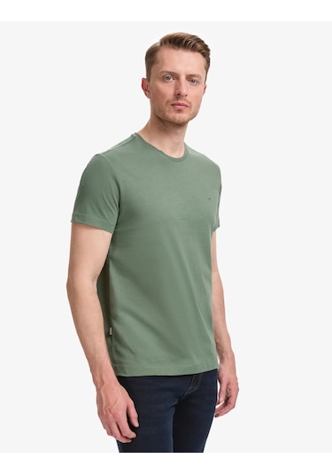 Pierre Cardin Erkek Haki Tişört Basic 50325307-vr027