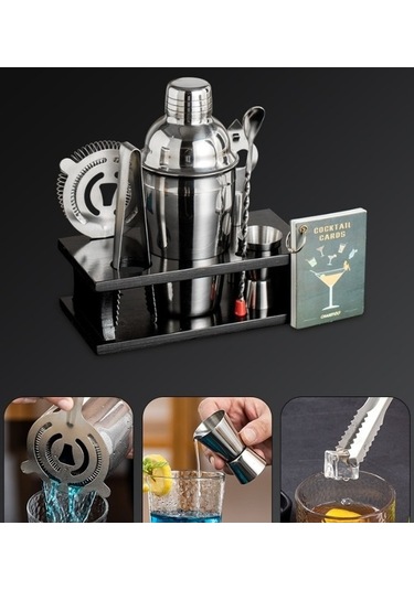 Wondernest Tepsi Tabanlı Sürahi Seti, Lichen İçecek Karıştırıcı Bar Eo