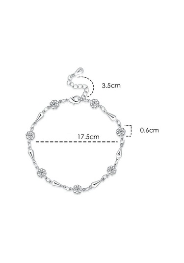 Altın Çiçek Bileklik Orman Tarzı Basit Bileklik