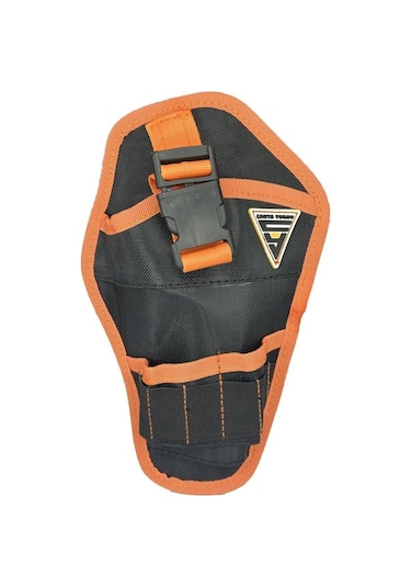 Şarjlı Tornavida Matkap Bel Kemeri Çantası Siyah