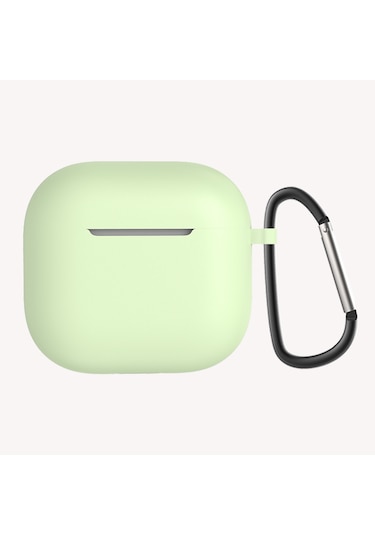 Ariatech Air-pods 4 Standart Silikon Kılıf-açık Yeşil Açık Yeşil