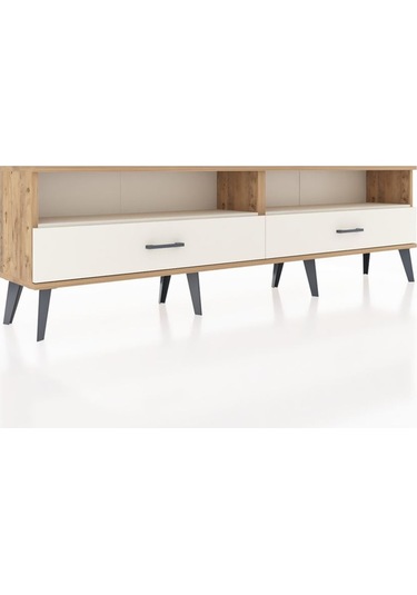 Arges Tv Ünitesi 2 Raflı 2 Çekmeceli 176x30x51 Çam-aytaşı/aytaşı Aytası/aytası
