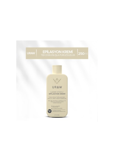 Uraw Lazer Etkili Epilasyon Kremi 250 ML