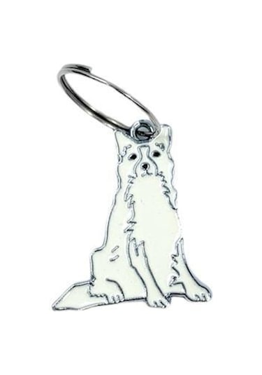 Ans Köpekler İçin Tasma İsimlik Beyaz