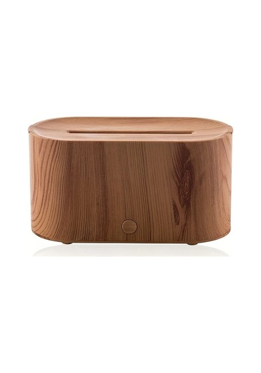 Techbloom Ultra Sessiz Alevli Aromaterapi Difüzör Usb İle Çalışan Ayarlanabilir Parlaklık Light Wood Grain Ev Yatak Odası Ve Ofisler İçin Ahşap