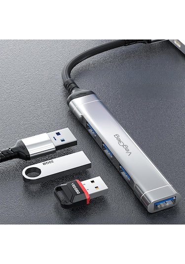VegGieg Usb 3.0 4 Port 3 Usb 2.0 Ve 1 Usb 3.0 Çoklayıcı Hub