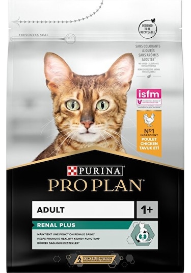 Purina Pro Plan Renal Plus Tavuklu Yetişkin Kedi Maması 3 KG