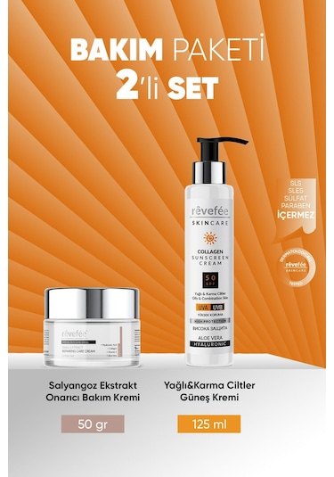 Salyangoz Ekstraktlı Onarıcı Bakım Kremi & Yağlı - Karma Ciltler İçin Güneş Kremi