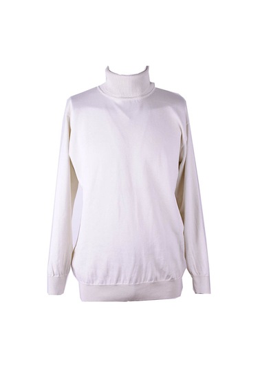 Trender Tam Balıkçı Ekru Erkek Kazak Ysn03 Ekru