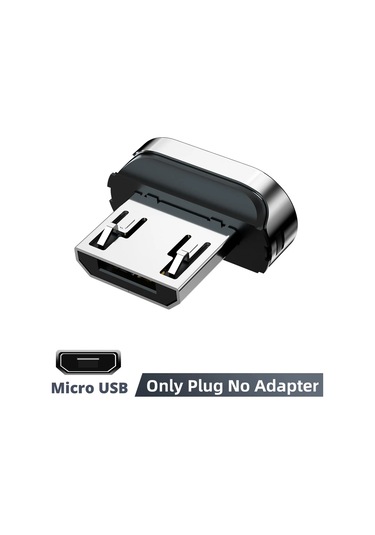 Fonken Manyetik Usb C Kablosu - 3'ü 1 Arada Şarj Dönüştürücü Otg, Huawei Samsung Uyumlubej90 Cm