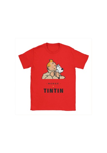 Snapbuy Erkek Tişört Çizgi Roman Kahramanları Komik Pamuklu Kısa Kollu Oyun T-shirtkırmızı Kirmizi