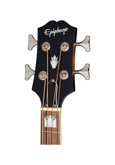 Epiphone El Capitan J-200 Studio Elektro Akustik Bas Gitar Aged Vintage Sunburst