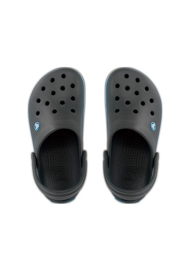 Crocs Unisex Crocband Terlik Charcoal/Ocean Gri
