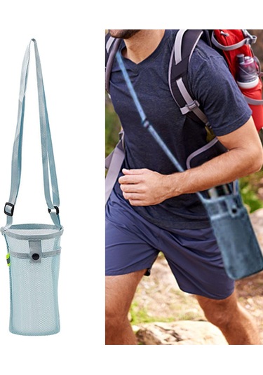 Dolıty Su Şişesi Taşıyıcı Trekking Kamp Için Açık-mavi Açık Mavi