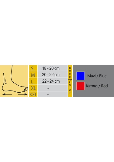MORSA CYBERG® Çocuk Elastik Ayak Bilekliği (8 Bandajı)