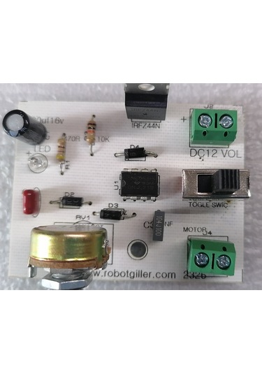 Dc Motor Hız Ve Yön Kontrol Devresi