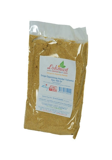 Lokman Avm Hardal Tohumu Öğütülmüş Doğal Sarı 100 G