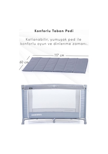Prego Odessa Oyun Parkı Gri 8064
