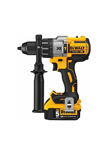 Dewalt DCD996P2-QW 18V 5.0 Ah Li-ion Çift Akülü Kömürsüz Profesyonel Darbeli Matkap
