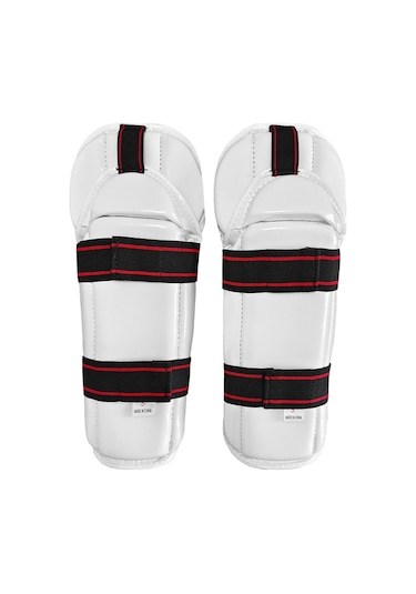 Reedark Genç Ve Yetişkinler İçin Kalınlastırılmış Pu+eva Malzeme, Ayarlanabilir Kayışlı Taekwondo, Karate, Boksa Koruyucu Kolluk Beden Boyu 156-175 Cm İçin L Boyutu Beyaz