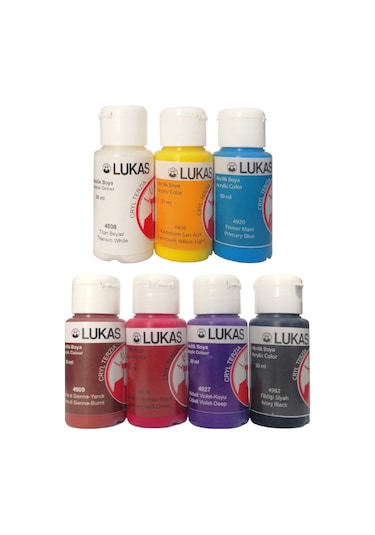 Lukas Terzia Akrilik Boya Seti 7X50Ml