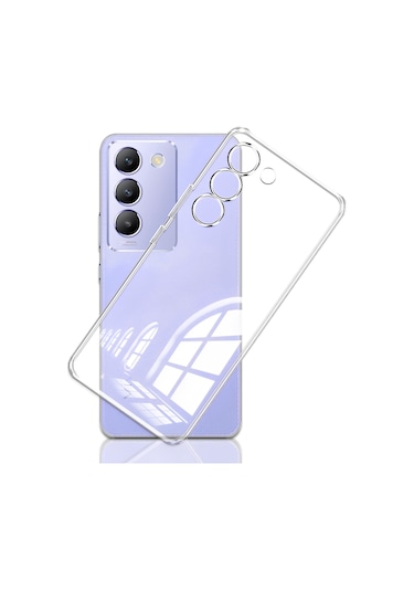 Vivo V30 Lite Premium Şeffaf Silikon Kılıf