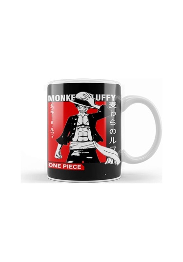 One Piece Luffy 07 Kupa Bardak Porselen No21080 Karışık