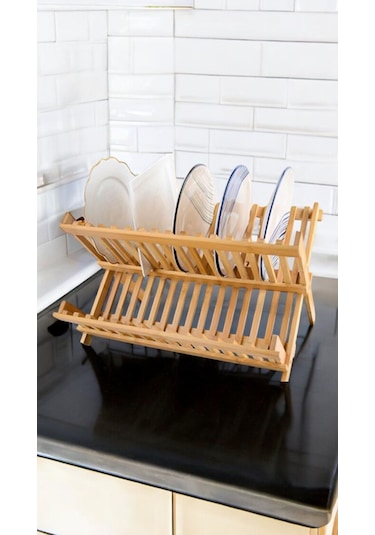 Bambu 47x32 Katlanabilir Bulaşıklık Tabaklık 700593