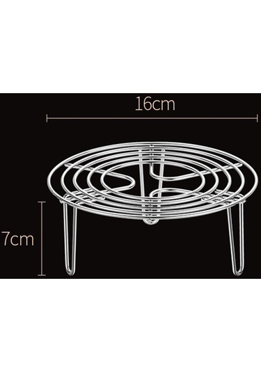 Homyl Yuvarlak Soğutma Rafı Pot Hava Fritöz Fırını 6.30-inç Gosterildigi Gibi Çok Renkli
