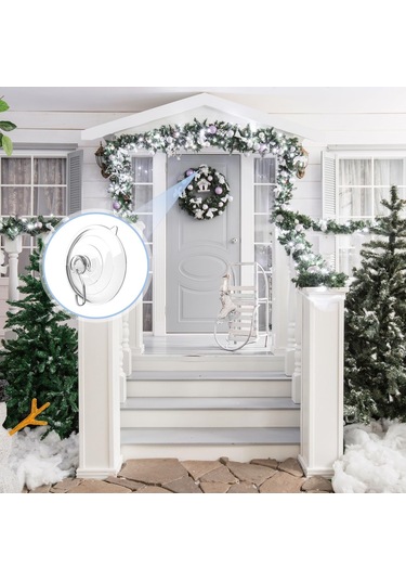 Shineyee 8 Adet Şeffaf Pvc Süksiyonlı Çekmeceler: Paslanmaz Çelik Kanca, 7 Lb Yük Taşıma, Kaldırılabilir, Mutfak/banyo Duvarı/cam Uygun, İz Olmadan Kurulum, Suya Dayanıklı Şeffaf