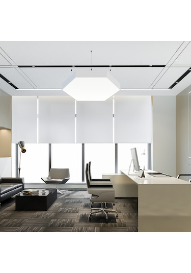 Altıgen Davul Modern Led Avize Linear Armatür Lineer