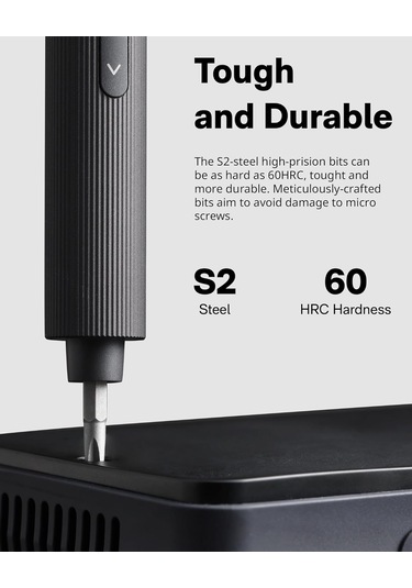 Hoto QWLSD010 25'i 1 Arada Elektrikli Tornavida Seti