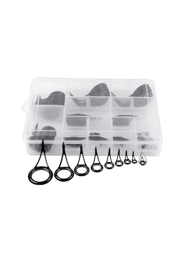 Geeksen 90'lı Balıkçılık Çubuğu Rehberi Seti: Yüksek Karbon Çelik + Seramik, Depolama Kutusu İçeren T0039 Top Ve Tek Ayaklı Gövde