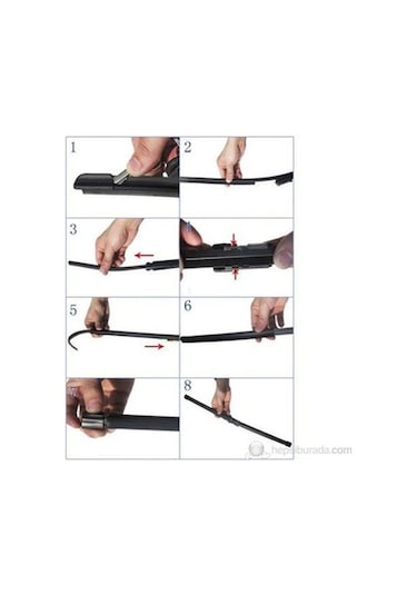 Silecek Lastiği İnce Sırt 70 CM 1 Paket 4 Adet