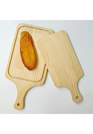 Suntek Ahşap Kesme Tahtası Dayanıklı Kolay Kullanım Peynir M