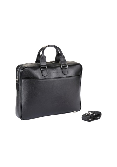 Hakiki Deri Evrak Çantası Siyah 722-01-133317 Siyah