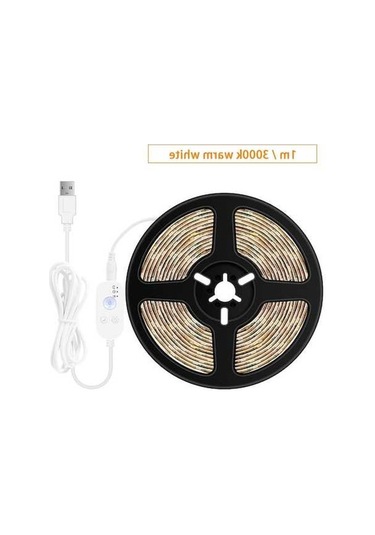 Pazly Usb Aydınlatma Şeridi - 60 Led, Pır Sensörlü, 3 Modlu, Tv & Masaüstü Dekor Işığı