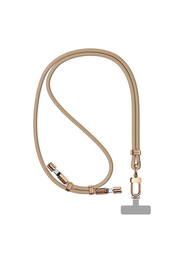 Wk Wdc-70 65w Tip-c Tip-c Telefon Lanyard Veri Kablosu, Uzunluğu: 1.6m Bej