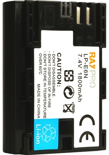 Canon 60D 70D 80D 7D ve 7D Mark II için Lp-E6 Lp-E6N Batarya Pil